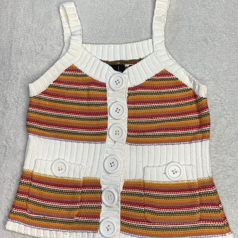 Kersh knit button tank
